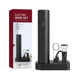 Elektryczny korkociąg otwieracz do wina obcinacz s-5905489941019