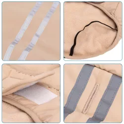 Płaszcz zimowy rozmiar S owijany w talii i zapinany na brzuchu L25cm - 8719138141098
