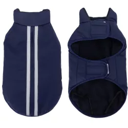 Płaszcz zimowy rozmiar 4XL owijany w talii i zapinany na brzuchu L60cm - 8719138141159