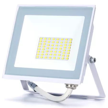 Halogen led naświetlacz lampa 30W 6500K reflektor zewnętrzny biały - 8433325417048