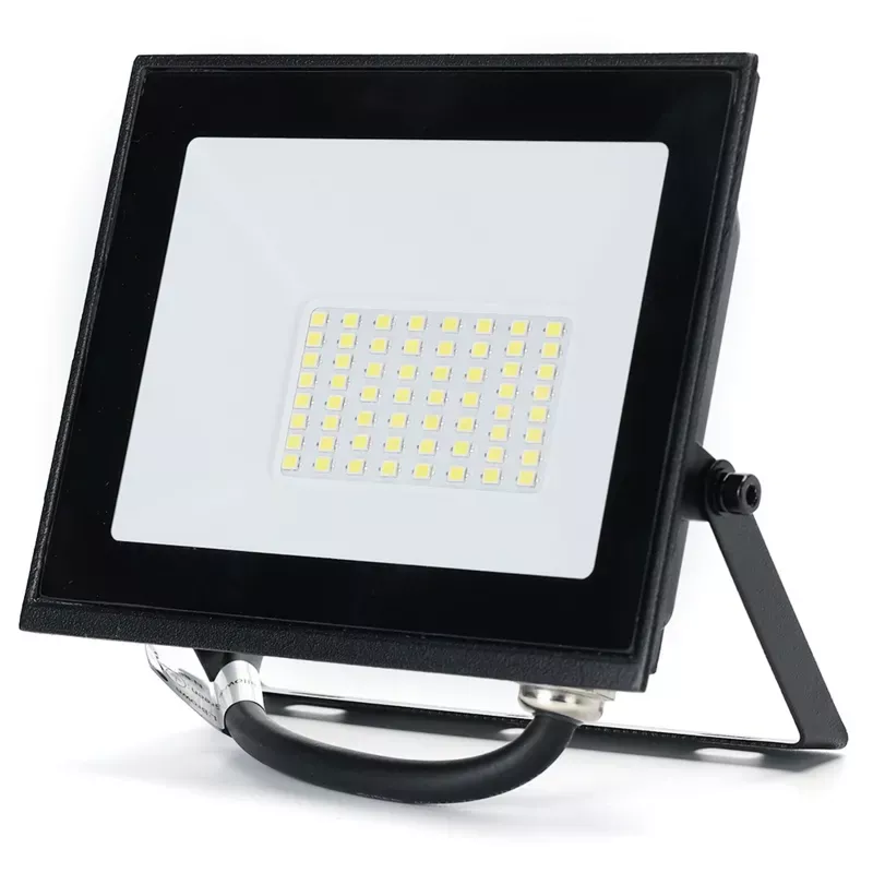 Halogen led naświetlacz lampa 30W 6500K reflektor zewnętrzny czarny - 8433325417390