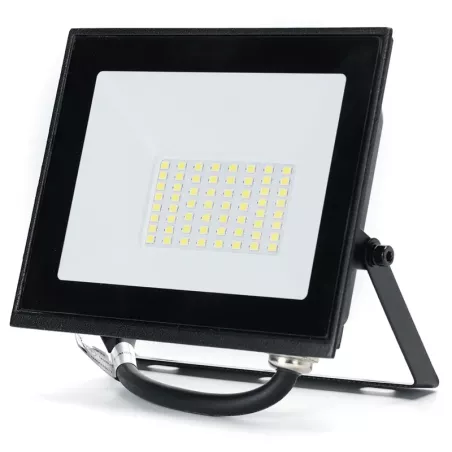 Halogen led naświetlacz lampa 30W 6500K reflektor zewnętrzny czarny - 8433325417390