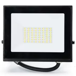 Halogen led naświetlacz lampa 30W 6500K reflektor zewnętrzny czarny - 8433325417390