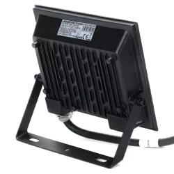 Halogen led naświetlacz lampa 30W 6500K reflektor zewnętrzny czarny - 8433325417390