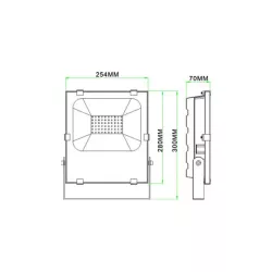 Projektor 12000lm naświetlacz halogen LED TX-100W 4000K neutralny - 5904703005544