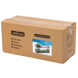 Akwarium z pokrywką i karmnikiem 20L małe na biurko 47.5x20.5x21cm - 8719138147687