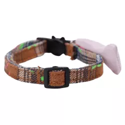 Elegancka obroża dla kota z dzwoneczkiem, XS, L25-34cm - 8719138143559