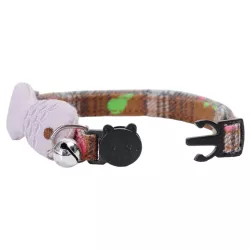 Elegancka obroża dla kota z dzwoneczkiem, XS, L25-34cm - 8719138143559
