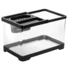 Mini akwarium z pokrywką i karmnikiem 10,5L na biurko 30x19x18.5cm - 8719138147663