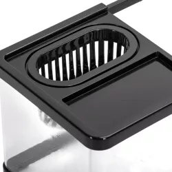 Mini akwarium z pokrywką i karmnikiem 10,5L na biurko 30x19x18.5cm - 8719138147663