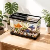 Akwarium z pokrywką i karmnikiem 16L kompaktowe na biurko 37.5x20.5x21cm - 8719138147670