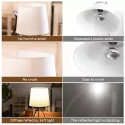 Metalowa Lampa Stołowa bez źródła światła E14 - 8433325212568