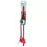 Wędka do zabawy z kotem ze świątecznym skrzatem, patyk 40 cm - 8719138144273