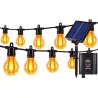 Girlanda LED solarna 11,5m 20x LED G50 płomień-5904703032878