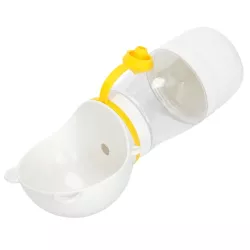 Przenośna butelka na wodę z pojemnikiem na karmę dla psa i kota 22.5cm - 8719138147649