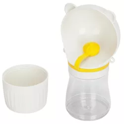 Przenośna butelka na wodę z pojemnikiem na karmę dla psa i kota 22.5cm - 8719138147649