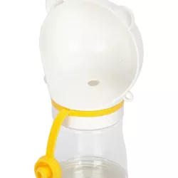 Przenośna butelka na wodę z pojemnikiem na karmę dla psa i kota 22.5cm - 8719138147649