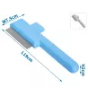 Grzebień do usuwania sierści dla psa i kota, dwustronny, 19cm - 8719138147311