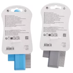 Grzebień do usuwania sierści dla psa i kota, dwustronny, 19cm - 8719138147311