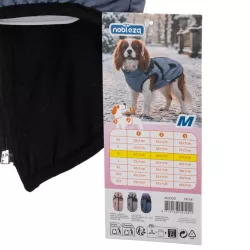 Płaszcz zimowy dla psa ze zintegrowaną uprzężą, rozmiar M, długość grzbietu 30cm - 8719138141241