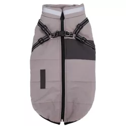 Płaszcz zimowy dla psa ze zintegrowaną uprzężą, rozmiar XL, długość grzbietu 40cm - 8719138141265