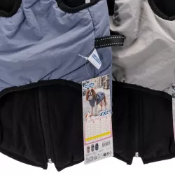 Płaszcz zimowy dla psa ze zintegrowaną uprzężą, rozmiar XXL, długość grzbietu 45cm - 8719138141272