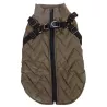 Płaszcz zimowy dla psa pikowany ze zintegrowaną uprzężą, rozmiar L, długość grzbietu 35cm - 8719138141326