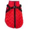 Płaszcz zimowy dla psa pikowany ze zintegrowaną uprzężą, rozmiar L, długość grzbietu 35cm - 8719138141326