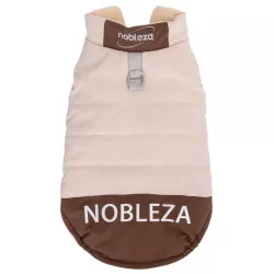 Płaszcz zimowy dla psa z kołnierzem, rozmiar M, 30cm - 8719138141371