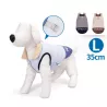 Kurtka zimowa dla psa z rozkładanym kołnierzem rozmiar L długość 35cm - 8719138141388