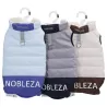 Kurtka zimowa dla psa z rozkładanym kołnierzem rozmiar L długość 35cm - 8719138141388