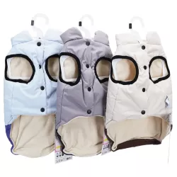 Kurtka zimowa dla psa z rozkładanym kołnierzem rozmiar L długość 35cm - 8719138141388