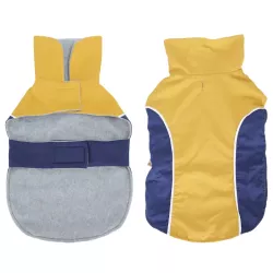 Kurtka zimowa dla psa z rozkładanym kołnierzem, rozmiar L - 35cm - 8719138141562