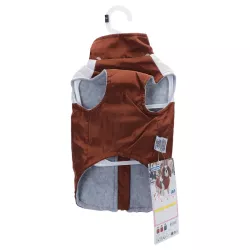 Kurtka zimowa dla psa z stałym kołnierzem rozmiar M - długość 30cm - 8719138141623