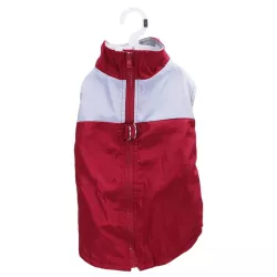 Kurtka zimowa dla psa z stałym kołnierzem rozmiar L - długość 35cm - 8719138141630