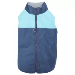 Kurtka zimowa dla psa z stałym kołnierzem rozmiar XXL - długość 45cm - 8719138141654