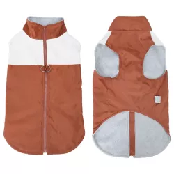 Kurtka zimowa dla psa z stałym kołnierzem rozmiar 3XL - długość 50cm - 8719138141661
