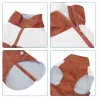 Kurtka zimowa dla psa ze stałym kołnierzem rozmiar 4XL - długość 60cm - 8719138141678