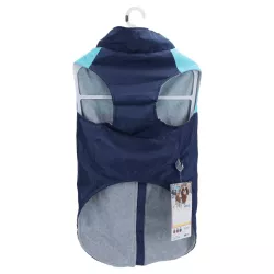 Kurtka zimowa dla psa ze stałym kołnierzem rozmiar 4XL - długość 60cm - 8719138141678