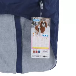 Kurtka zimowa dla psa ze stałym kołnierzem rozmiar 4XL - długość 60cm - 8719138141678