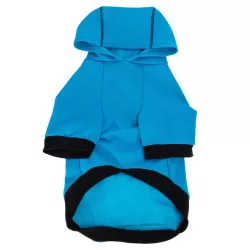 Bluza dla psa z kapturem i kieszonką XXL - długość 45cm na chłodne dni - 8719138142217