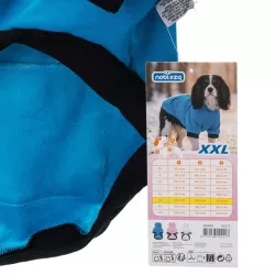 Bluza dla psa z kapturem i kieszonką XXL - długość 45cm na chłodne dni - 8719138142217