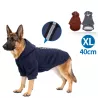 Bluza dla psa gładka z kapturem rozmiar XL długość 40cm na chłodne dni - 8719138142286