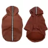 Bluza dla psa gładka z kapturem rozmiar XL długość 40cm na chłodne dni - 8719138142286