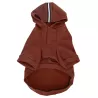 Bluza dla psa gładka z kapturem rozmiar XL długość 40cm na chłodne dni - 8719138142286