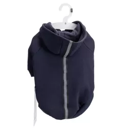 Bluza dla psa gładka z kapturem rozmiar XL długość 40cm na chłodne dni - 8719138142286