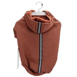 Bluza dla psa gładka z kapturem, rozmiar 3XL, długość 50cm - 8719138142309