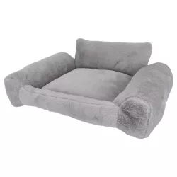 Pluszowa sofa dla psa i kota z podłokietnikami, 65cm - 8719138142811