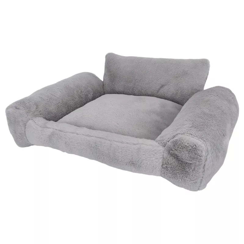 Pluszowa sofa dla psa i kota z podłokietnikami, 65cm - 8719138142811