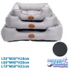 Zestaw 3 lnianych legowisk dla psa i kota - 8719138142873